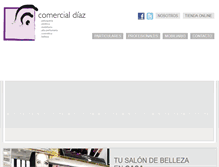 Tablet Screenshot of comercial-diaz.es